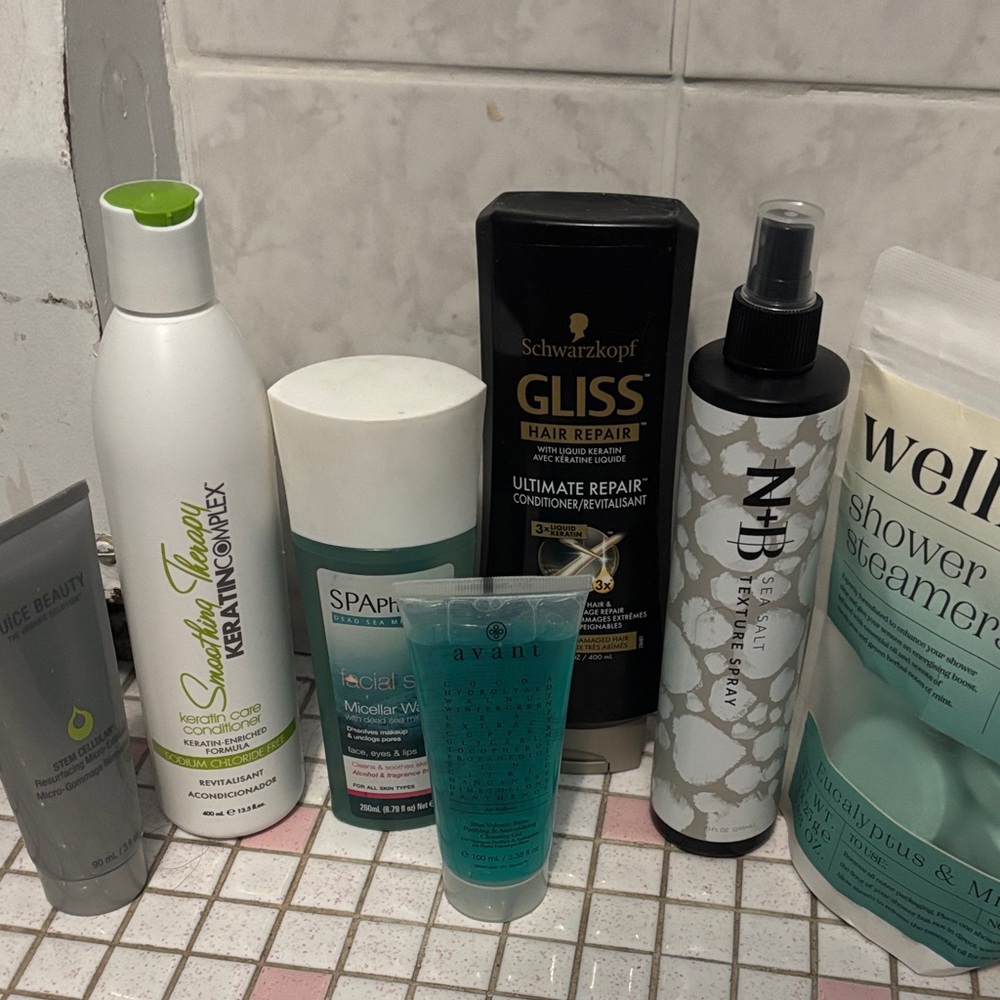 Hair, Face and Body Product Set Brand New